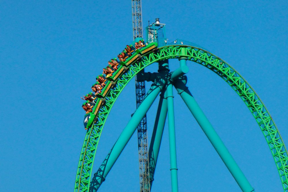 Perfil de la montaña rusa Kingda Ka Perfil de la montaña rusa Kingda Ka