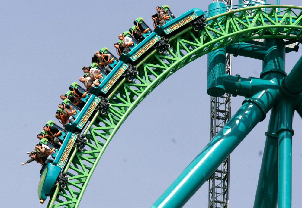 Vagones del Kingda Ka Vagones del Kingda Ka