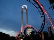 Perfil de la montaña rusa Top Thrill Dragster